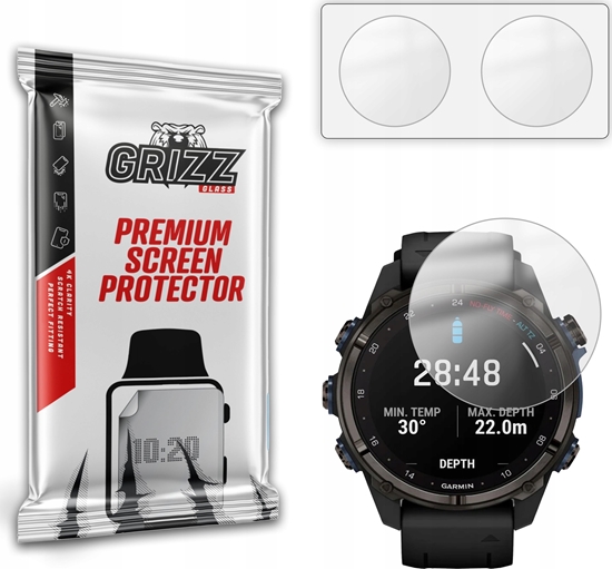 Изображение Folia matowa GrizzGlass PaperScreen do Garmin Descent Mk3 43mm