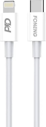 Изображение Kabel USB Foneng USB-C - Lightning 1 m Biay (X31 Type-C to ip)