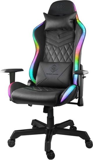 Изображение Fotel Deltaco gamingowy - Skóra PU, RGB (GAM-080)