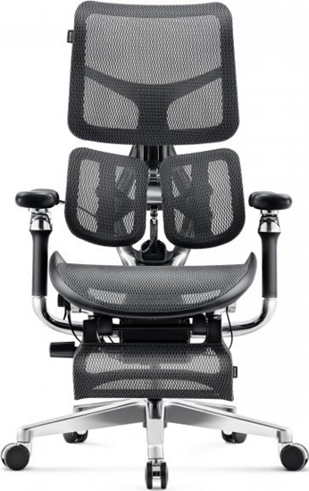 Picture of Fotel Diablo Chairs BRAVE Fotel biurowy ergonomiczny V-KINETIC czarny