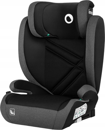 Picture of Fotelik samochodowy Lionelo Hugo i-Size 100-150 cm pianka EPE czarno-szary