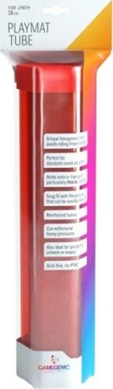 Picture of Gamegenic Gamegenic: Playmat Tube - Red