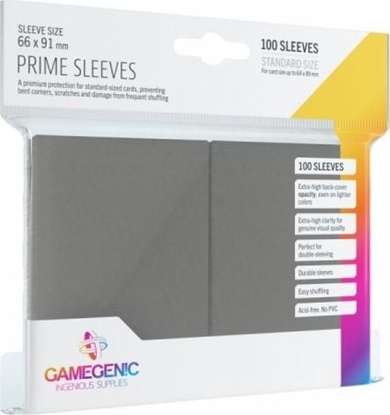 Picture of Gamegenic Gamegenic: Prime CCG Sleeves (66x91 mm) - Dark Gray, 100 sztuk