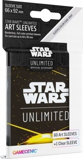 Picture of Gamegenic Gamegenic: Star Wars Unlimited - Art Sleeves - Card Back Yellow