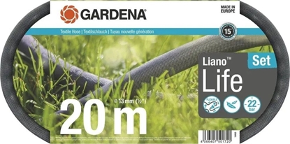 Picture of Gardena Textile Hose Liano Life 1/2 , 20 m Set