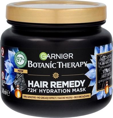 Изображение Garnier Botanic Therapy Nawilajca Maska do wosów suchych z wglem aktywnym 340ml