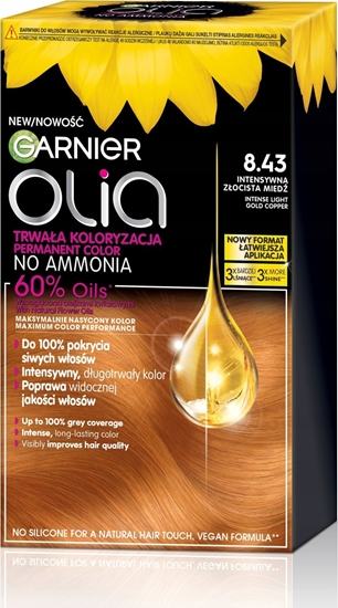 Picture of Garnier GARNIER_Olia farba do wosów 8.43 Intense Light Gold