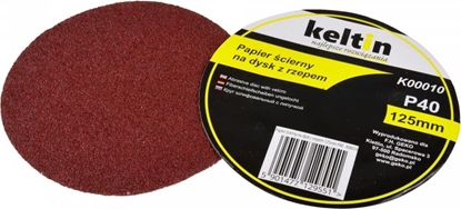 Attēls no Geko PAPIER CIERNY NA DYSK Z RZEPEM 125MM P40(100/2000) K00010 GEKO