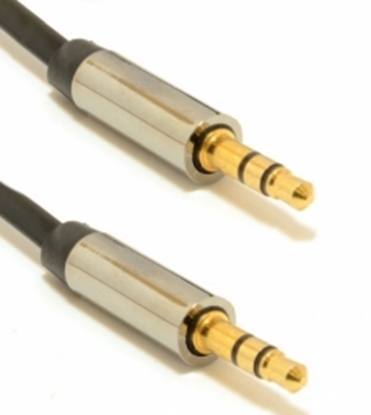 Изображение Gembird 3.5mm Male - 3.5mm Male 0.75m Black