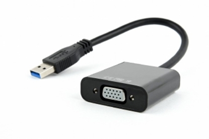 Attēls no Gembird Adapter USB 3.0 Male - VGA Female Full HD