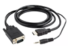 Picture of Gembird HDMI Male - VGA Male + 3.5mm 3m Full HD