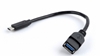 Изображение Gembird OTG USB Type C Male - USB Female 0.2m Black USB 3.0