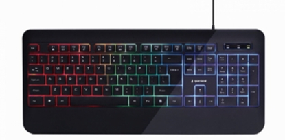 Picture of Gembird Slim "Rainbow" Black