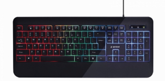 Picture of Gembird Slim "Rainbow" Black