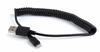 Picture of Gembird Spiral Cable USB Male - Apple Lightning Male 1.5m Black