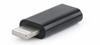 Picture of Gembird USB Type C Female - Apple Lightning Male Black