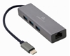 Picture of Gembird USB-C Gigabit network adapter with 3-port USB 3.1 hub