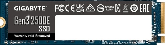 Изображение Gigabyte Gen3 2500E SSD 500GB M.2 PCI Express 3.0 NVMe