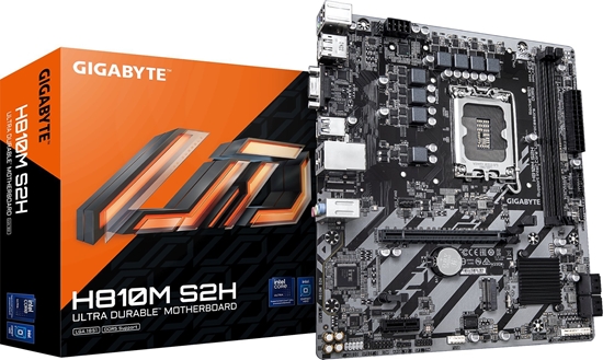 Picture of Mainboard|GIGABYTE|LGA1851|Micro-ATX|Memory DDR5|Memory slots 2|H810MS2H