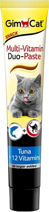 Attēls no GIM CAT GIMPET MULTI-VITAMIN DUO-PASTE TUNA 50g