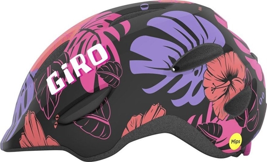 Picture of Giro Kask dziecicy juniorski GIRO SCAMP MIPS Rozmiar kasku: S(49-53 cm), Wybierz kolor: Matte Black Floral