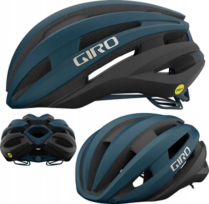 Изображение Giro Kask szosowy GIRO SYNTHE II INTEGRATED MIPS matte harbor blue roz. M (55-59 cm)