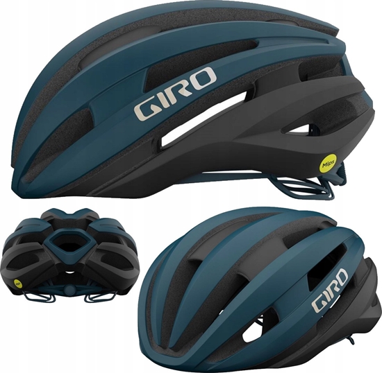 Изображение Giro Kask szosowy GIRO SYNTHE II INTEGRATED MIPS matte harbor blue roz. M (55-59 cm)
