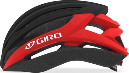 Изображение Giro Kask szosowy Syntax matte black bright red r. M (55-59 cm)