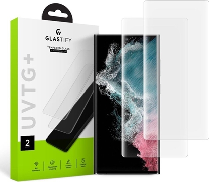 Attēls no Glastify SZKO HARTOWANE GLASTIFY UVTG+ 2-PACK GALAXY S23 ULTRA CLEAR