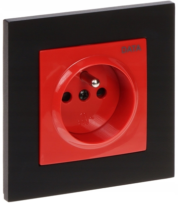 Изображение ELEKTROPLAST GNIAZDO POJEDYNCZE DATA Z RAMK SANTRA/4142-19/EPN 230 V 16 A