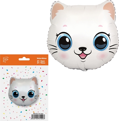 Picture of GoDan Balon foliowy 24" FX Kotek biay, gowa