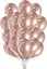 Picture of GoDan Balony metaliczne Róowo-Zote, B&C, 30 cm, 50 szt.