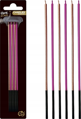 Picture of GoDan wieczki B&C metaliczne 6szt