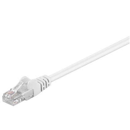 Picture of Goobay | CAT 5e patch cable, U/UTP | White RJ45 male (8P8C) | RJ45 male (8P8C)