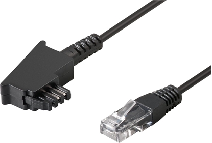 Picture of Goobay goobay TAE Anschlusskabel DSL/VDSL, Kabel schwarz, 15 Meter - 51236
