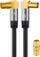 Attēls no Goobay goobay TV antenna cable 135dB 90 ° black 5m -4x shielded