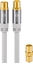 Picture of Goobay goobay TV antenna cable 135dB white 5m - 4x shielded
