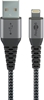 Picture of Goobay Lightning to USB-A Textile Cable with Metal Plugs