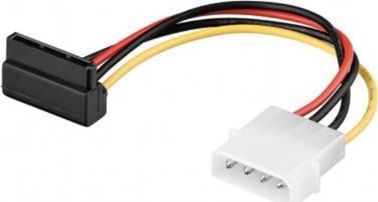 Изображение Goobay Molex - SATA, 0.13m, Wielokolorowy (JAB-853903)