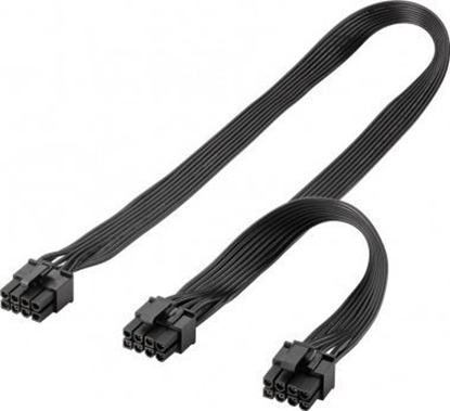 Picture of Goobay PCIe 6-pin x2 - PCIe 8-pin, 0.62m, Czarny (59714)