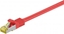 Picture of Goobay RJ45 patchkabel, CAT 6A S/FTP (PiMF), 500 MHz z CAT 7 kable surowym, Czerwony - Dugo kabla 0.5 m