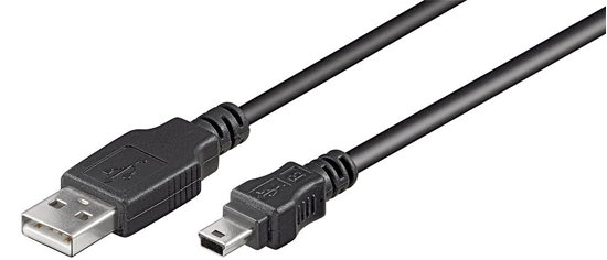 Изображение Goobay | USB 2.0 Hi-Speed cable | 50768 | USB-A to mini-USB USB 2.0 male (type A) | USB 2.0 mini male (type B, 5-pin)