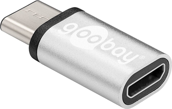 Picture of Goobay USB-C to USB 2.0 Micro-B adapter 56636 USB Type-C, USB 2.0 Micro female (Type B), Grey