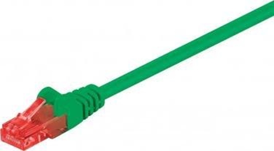 Изображение Goobay Wentronic Goobay CAT 6 Patch Cable, U/UTP, green, 1 m - CCA coppergemisch (68440)