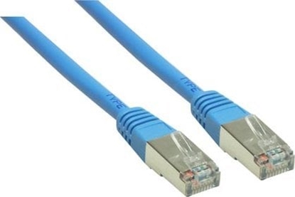 Picture of Good Connections RNS Patch Cable with Rastnasenschutz, Cat. 6, S/FTP, PiMF, PVC, 250MHz, blue, 3m, Good Connections (8060- 030B)