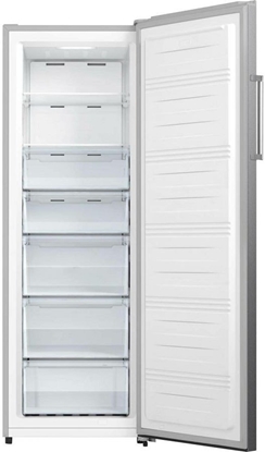 Attēls no Gorenje | Freezer | FN617EES5 | Energy efficiency class E | Upright | Free standing | Height 172 cm | Total net capacity 240 L | No Frost system | Display | Stainless Steel