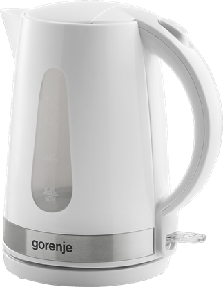Picture of GORENJE Kettle K17WE Electric, 2200 W, 1.7 L, Plastic + metal, 360° rotational base, White
