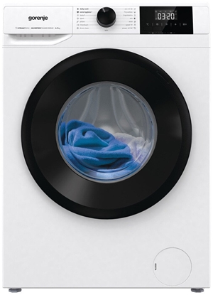 Picture of Gorenje Washing machine | W3NGPI72SBS | Energy efficiency class B | Front loading | Washing capacity 7 kg | 1200 RPM | Depth 43.5 cm | Width 59.5 cm | Display | LCD | Steam function