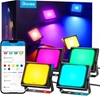 Picture of Govee H7060 RGBIC LED Smart Flood Lights Kit IP65 / Bluetooth / Wi-Fi / 4pcs