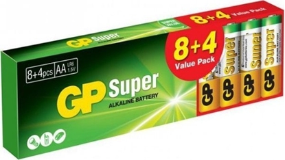 Изображение GP BATERIA SUPER ALKALINE AA LR6 1.5V 12 SZTUK